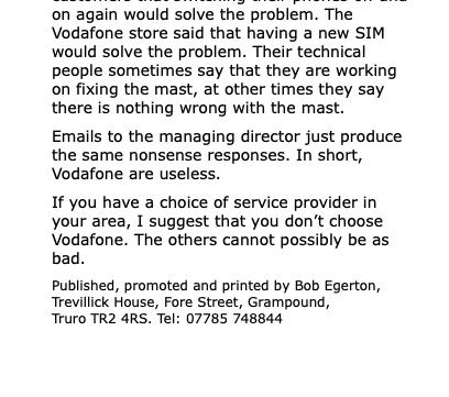 Vodafonerubbishleaflet